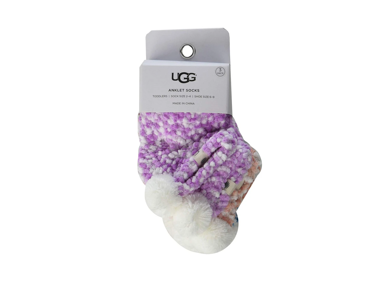 UGG Pom Socks Gift Set (Toddler/Little Kid) - Image 2